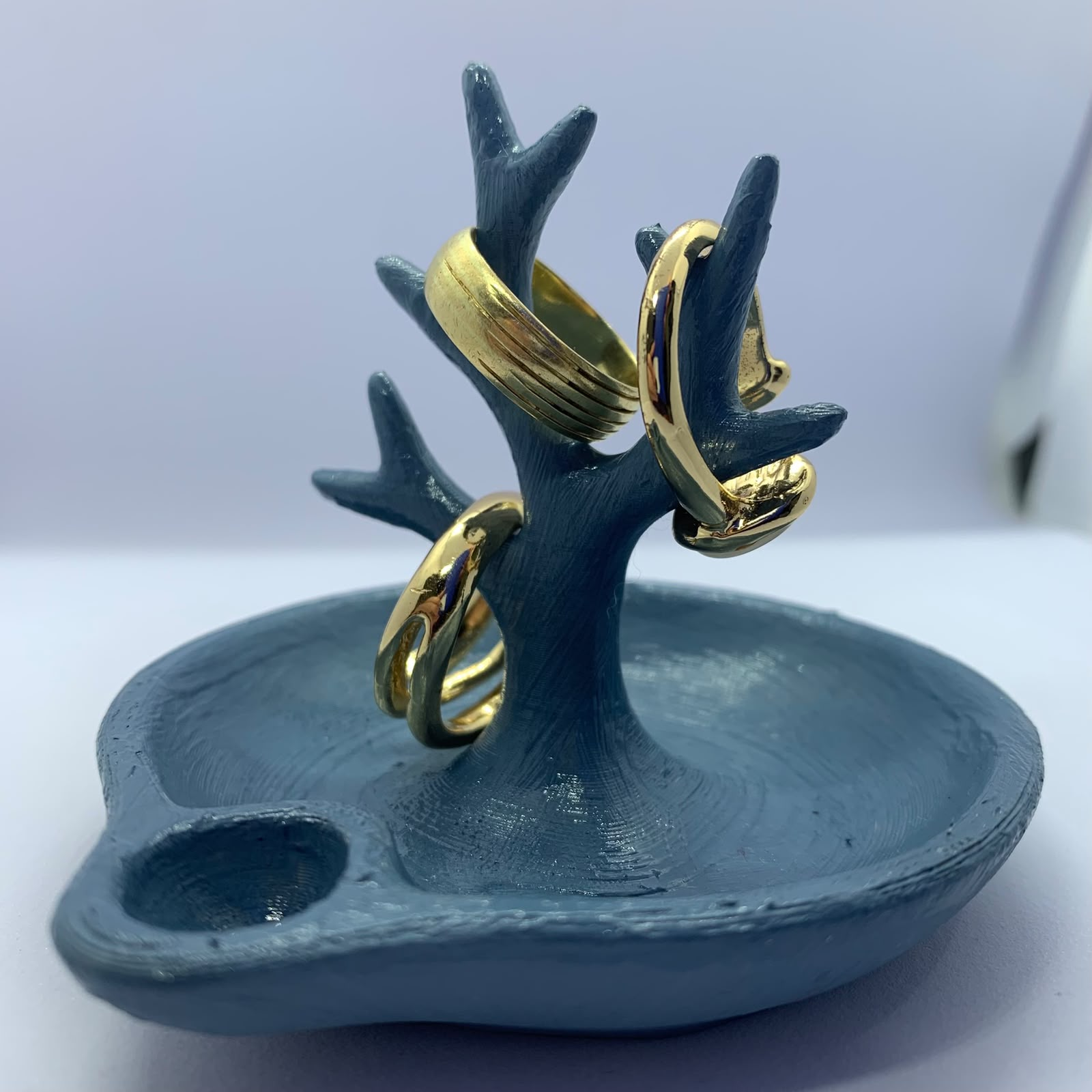 Porta-joias árvore para anéis impresso em 3D pela 3D Criações