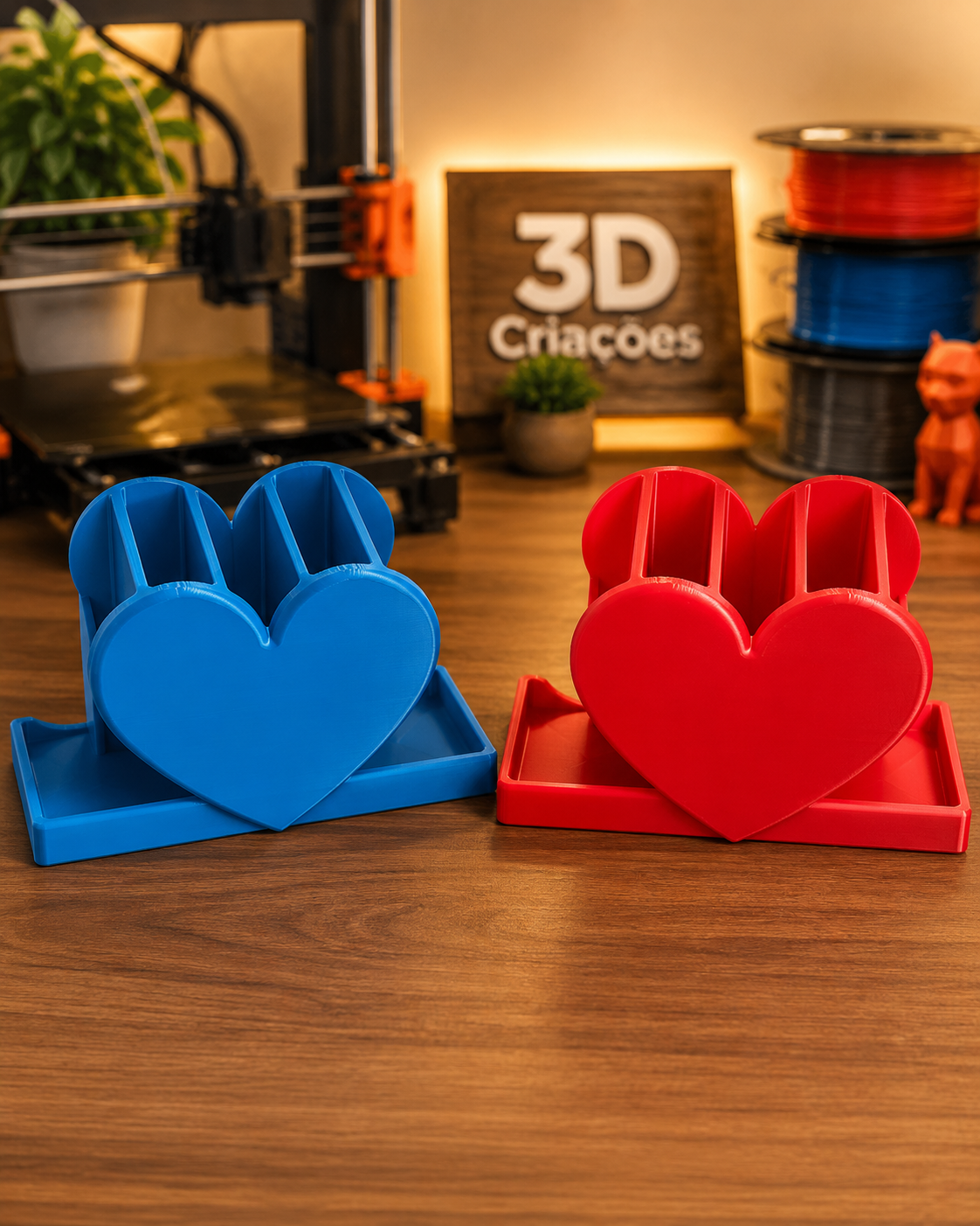 Porta-joias e organizador personalizado impresso em 3D pela 3D Criações